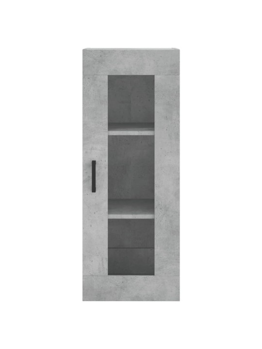Augstais skapītis, pelēks, 34,5x34x180 cm, inženierijas koks