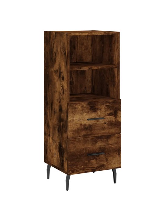 Augstais skapītis, ozolkoka, 34,5x34x180 cm, inženierijas koks