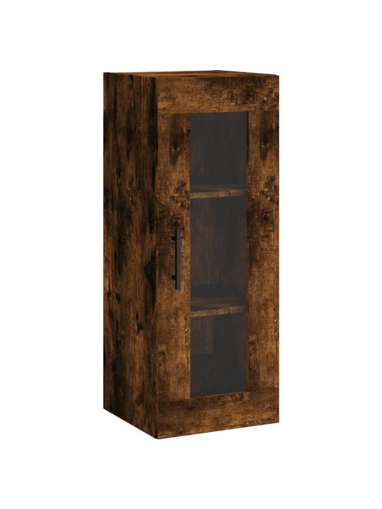 Augstais skapītis, ozolkoka, 34,5x34x180 cm, inženierijas koks