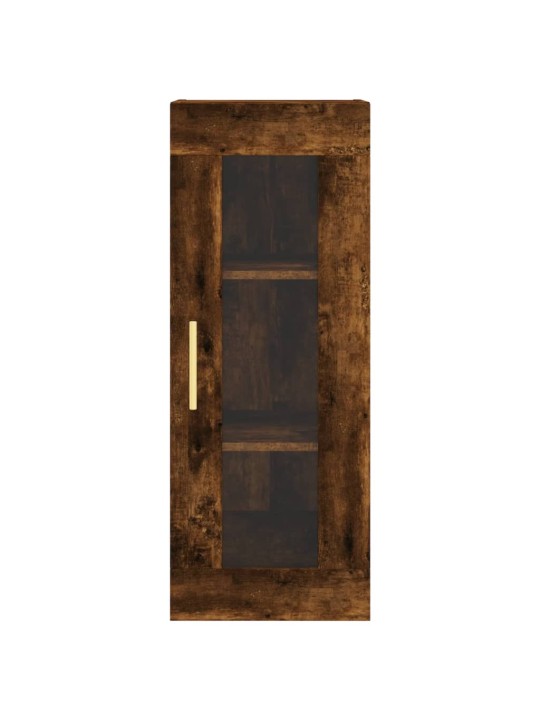 Augstais skapītis, ozolkoka, 34,5x34x180 cm, inženierijas koks