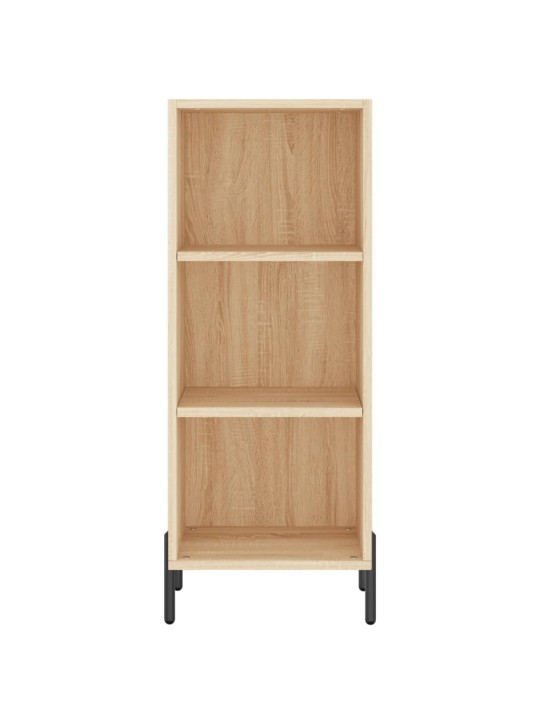 Augstais skapītis, ozolkoka, 34,5x34x180 cm, inženierijas koks