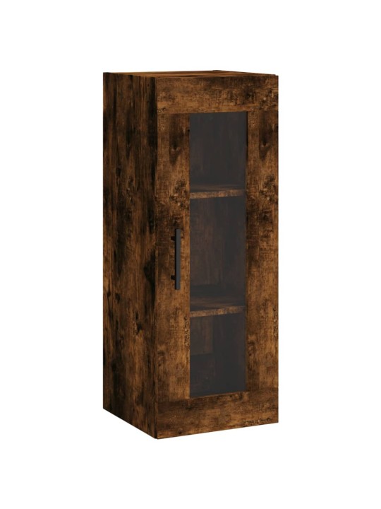 Augstais skapītis, ozolkoka, 34,5x34x180 cm, inženierijas koks
