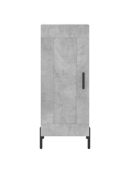 Augstais skapītis, pelēks, 34,5x34x180 cm, inženierijas koks