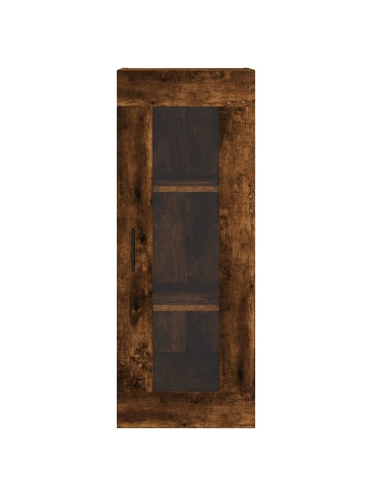 Augstais skapītis, ozolkoka, 34,5x34x180 cm, inženierijas koks