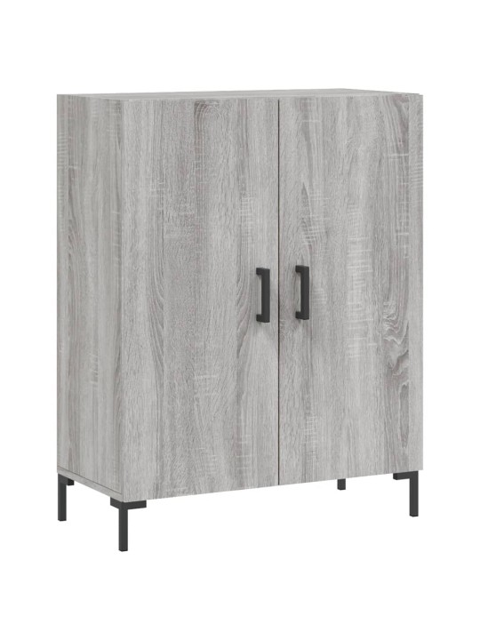 Augstais skapis, pelēks, 69,5x34x180 cm, inženierijas koks