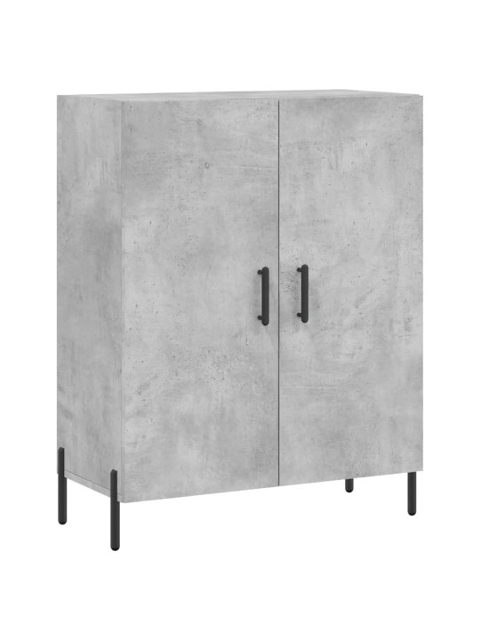 Augstais skapis, pelēks, 69,5x34x180 cm, inženierijas koks