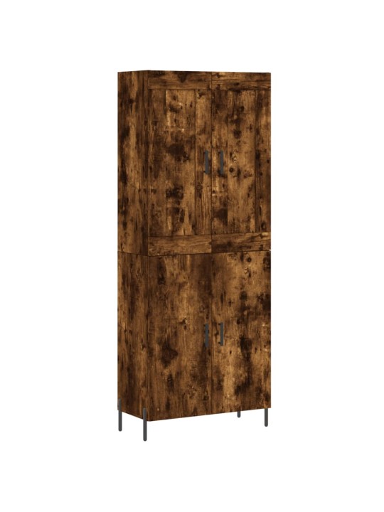Augstais skapis, ozolkoka, 69,5x34x180 cm, inženierijas koks
