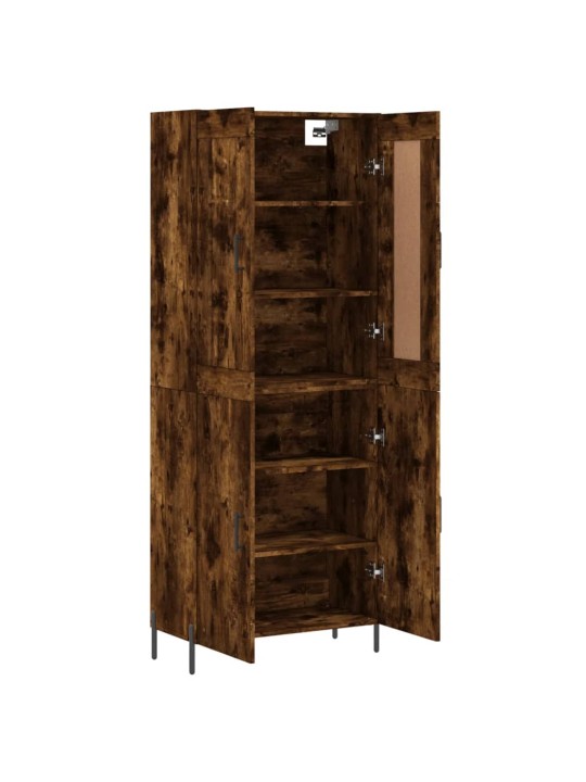 Augstais skapis, ozolkoka, 69,5x34x180 cm, inženierijas koks
