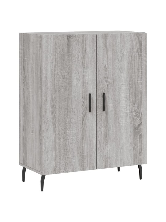 Augstais skapis, pelēks, 69,5x34x180 cm, inženierijas koks