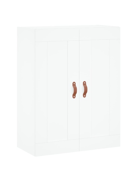 Augstais skapis, balts, 69,5x34x180 cm, inženierijas koks