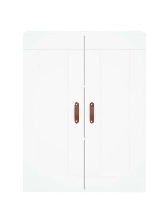 Augstais skapis, balts, 69,5x34x180 cm, inženierijas koks