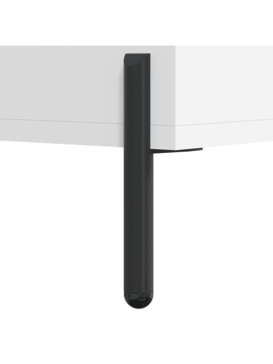Augstais skapis, balts, 69,5x34x180 cm, inženierijas koks