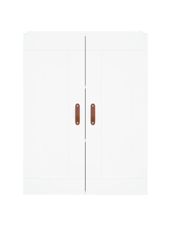 Augstais skapis, balts, 69,5x34x180 cm, inženierijas koks