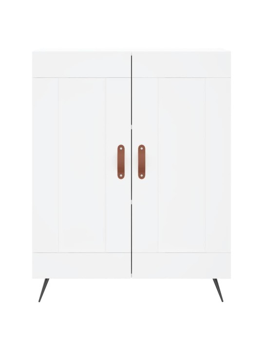 Augstais skapis, balts, 69,5x34x180 cm, inženierijas koks