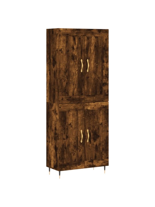 Augstais skapis, ozolkoka, 69,5x34x180 cm, inženierijas koks