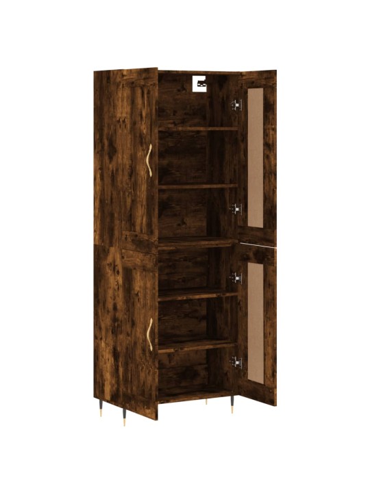 Augstais skapis, ozolkoka, 69,5x34x180 cm, inženierijas koks