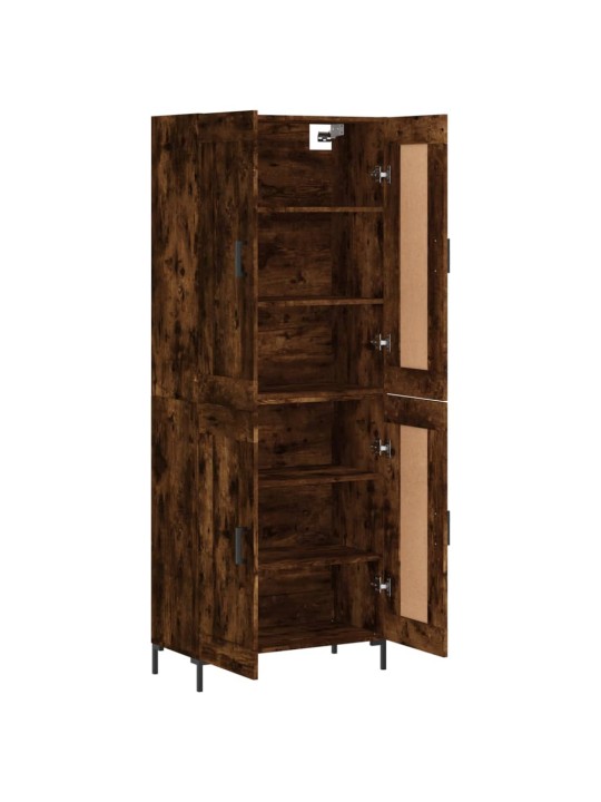 Augstais skapis, ozolkoka, 69,5x34x180 cm, inženierijas koks