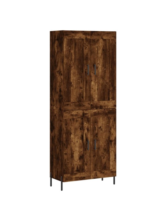 Augstais skapis, ozolkoka, 69,5x34x180 cm, inženierijas koks