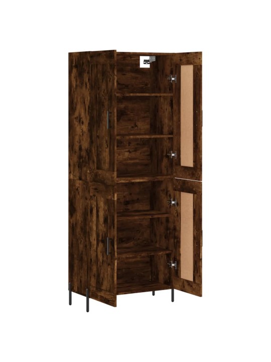 Augstais skapis, ozolkoka, 69,5x34x180 cm, inženierijas koks
