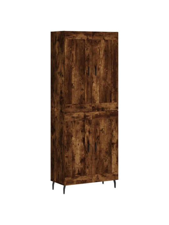 Augstais skapis, ozolkoka, 69,5x34x180 cm, inženierijas koks