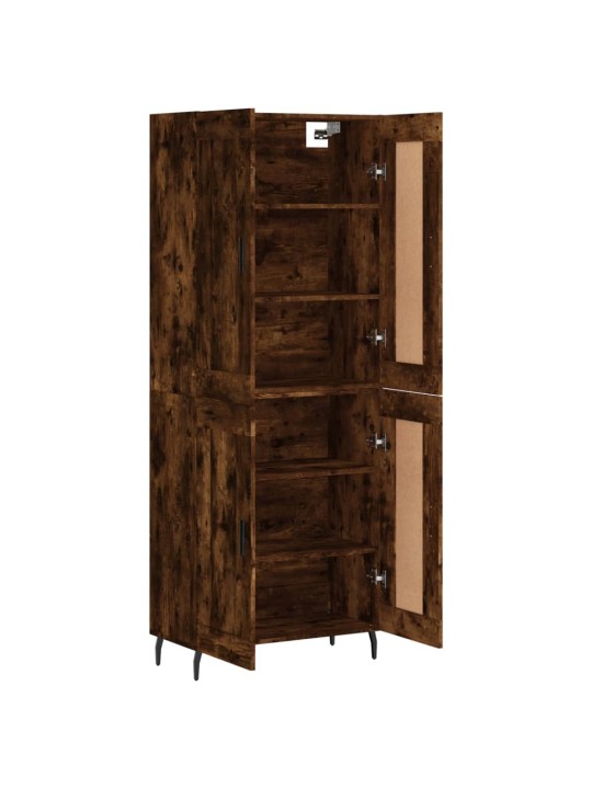 Augstais skapis, ozolkoka, 69,5x34x180 cm, inženierijas koks