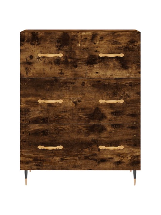 Augstais skapis, ozolkoka, 69,5x34x180 cm, inženierijas koks