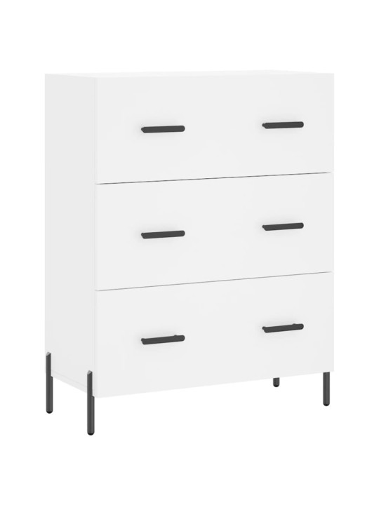 Augstais skapis, balts, 69,5x34x180 cm, inženierijas koks