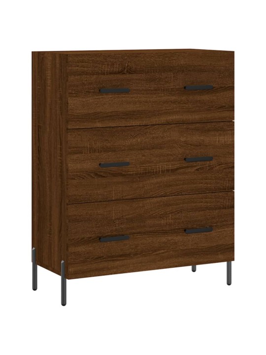 Augstais skapis, ozolkoka, 69,5x34x180 cm, inženierijas koks