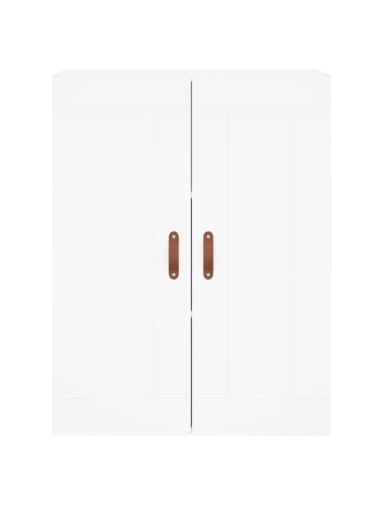 Augstais skapis, balts, 69,5x34x180 cm, inženierijas koks