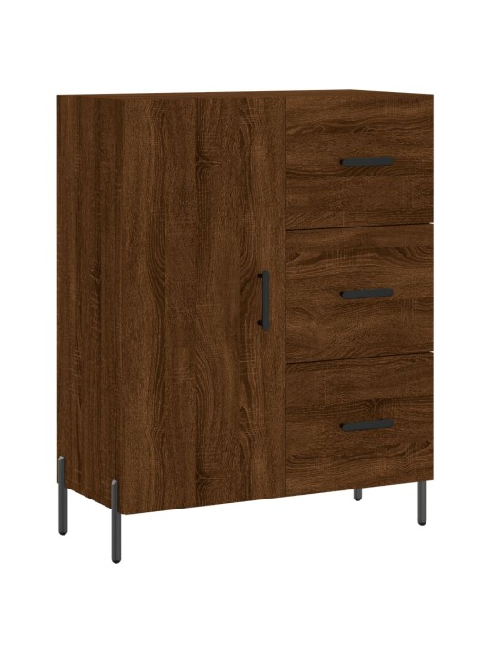 Augstais skapis, ozolkoka, 69,5x34x180 cm, inženierijas koks