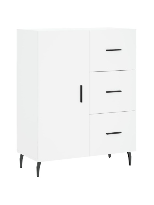 Augstais skapis, balts, 69,5x34x180 cm, inženierijas koks