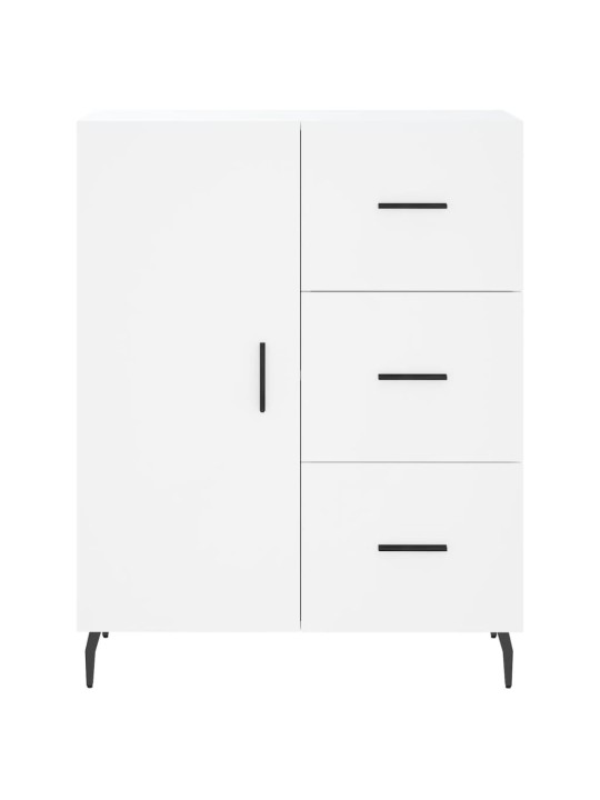 Augstais skapis, balts, 69,5x34x180 cm, inženierijas koks