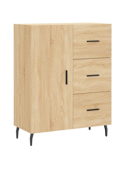 Augstais skapis, ozolkoka, 69,5x34x180 cm, inženierijas koks