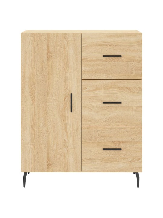 Augstais skapis, ozolkoka, 69,5x34x180 cm, inženierijas koks