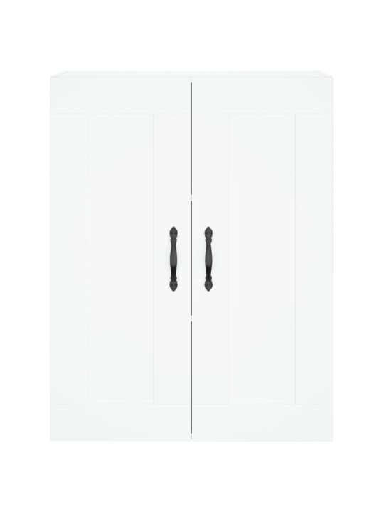 Augstais skapis, balts, 69,5x34x180 cm, inženierijas koks