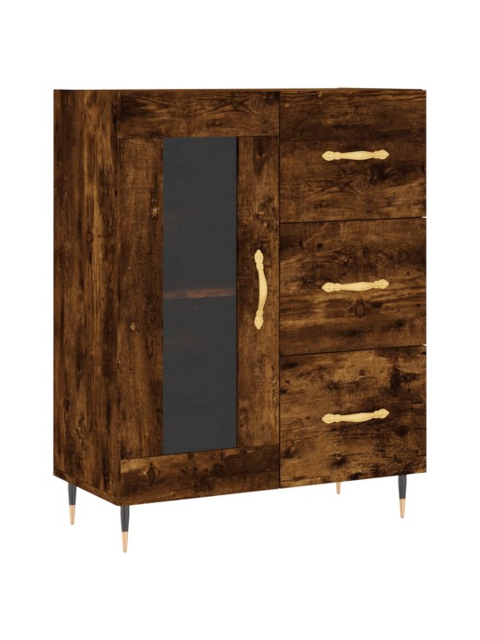 Augstais skapis, ozolkoka, 69,5x34x180 cm, inženierijas koks