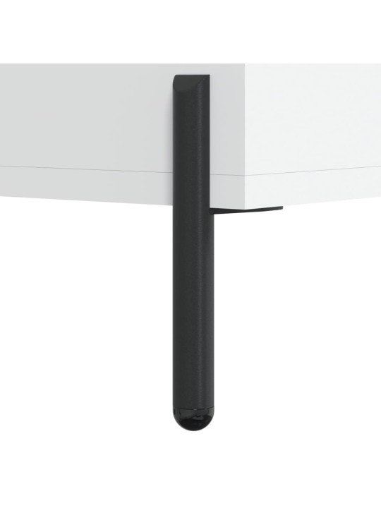 Augstais skapis, balts, 69,5x34x180 cm, inženierijas koks