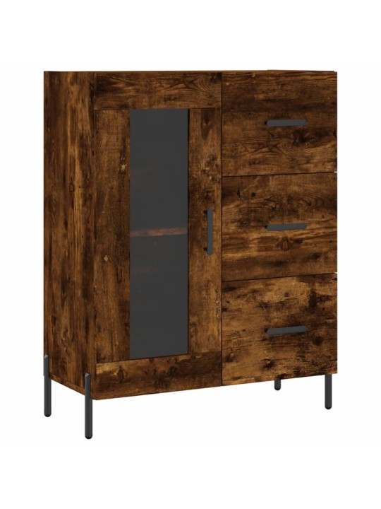 Augstais skapis, ozolkoka, 69,5x34x180 cm, inženierijas koks