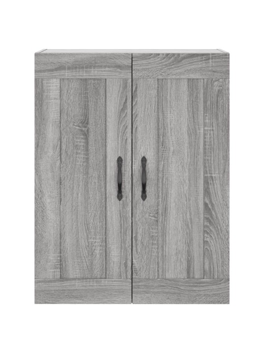 Augstais skapis, pelēks, 69,5x34x180 cm, inženierijas koks
