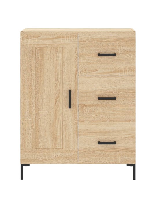 Augstais skapis, ozolkoka, 69,5x34x180 cm, inženierijas koks