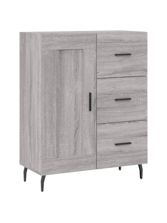 Augstais skapis, pelēks, 69,5x34x180 cm, inženierijas koks