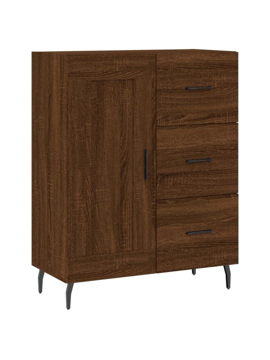 Augstais skapis, ozolkoka, 69,5x34x180 cm, inženierijas koks