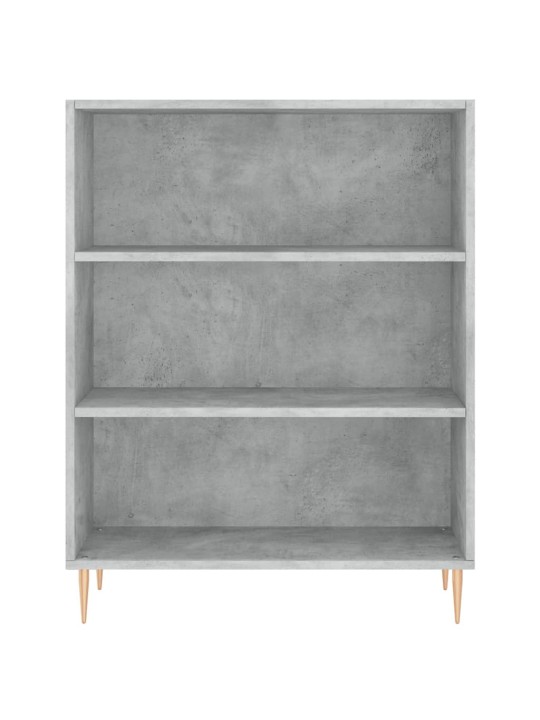 Augstais skapis, pelēks, 69,5x34x180 cm, inženierijas koks