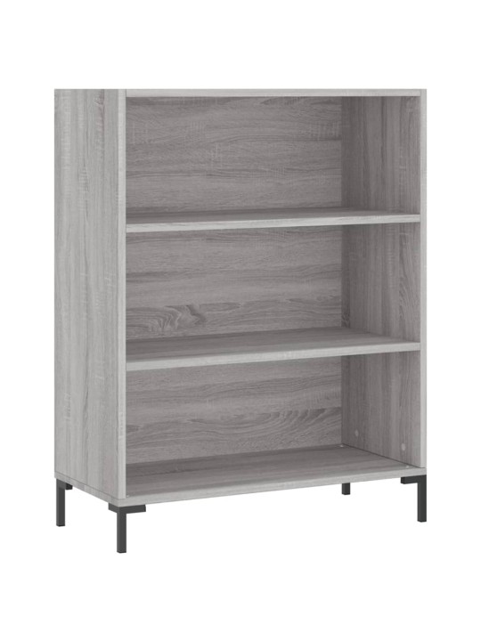 Augstais skapis, pelēks, 69,5x34x180 cm, inženierijas koks