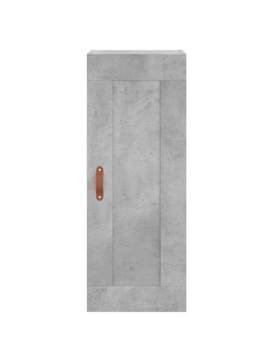 Augstais skapītis, pelēks, 34,5x34x180 cm, inženierijas koks