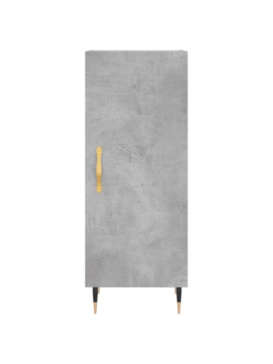 Augstais skapītis, pelēks, 34,5x34x180 cm, inženierijas koks