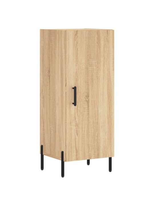 Augstais skapītis, ozolkoka, 34,5x34x180 cm, inženierijas koks