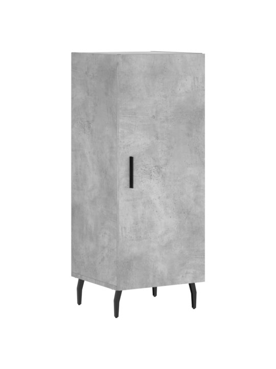 Augstais skapītis, pelēks, 34,5x34x180 cm, inženierijas koks