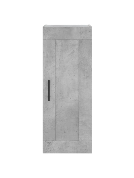 Augstais skapītis, pelēks, 34,5x34x180 cm, inženierijas koks