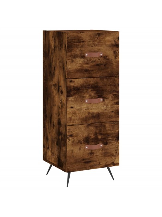 Augstais skapītis, ozolkoka, 34,5x34x180 cm, inženierijas koks